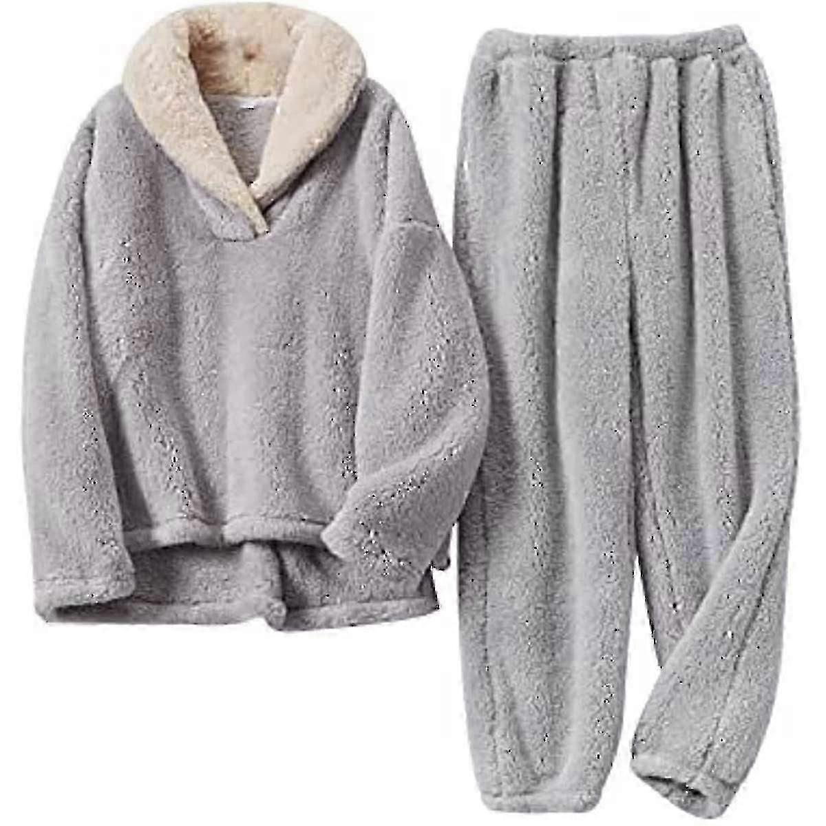 Dames 'S Fluffy Pyjama's Set Nachthemd