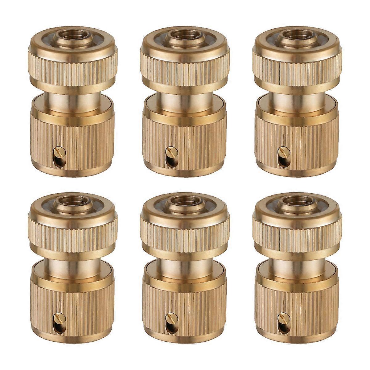 Leak-proof pipe fitting set, heavy-duty tee fitting, suitable for hoses, quick connection, solid brass.