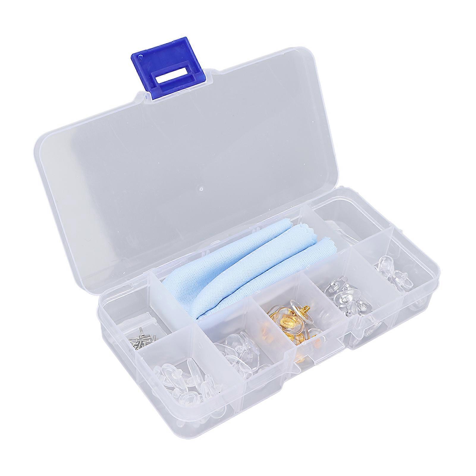 Silicone Nose Pads for Glasses, Safe, Odorless, Non-Slip, Flexible, Repair Kit for Most Eyeglasses