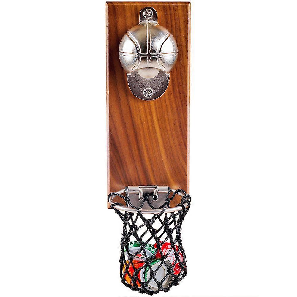 Wall Mounted Bottle Opener, Rust Proof, Magnetic Cap Catcher
