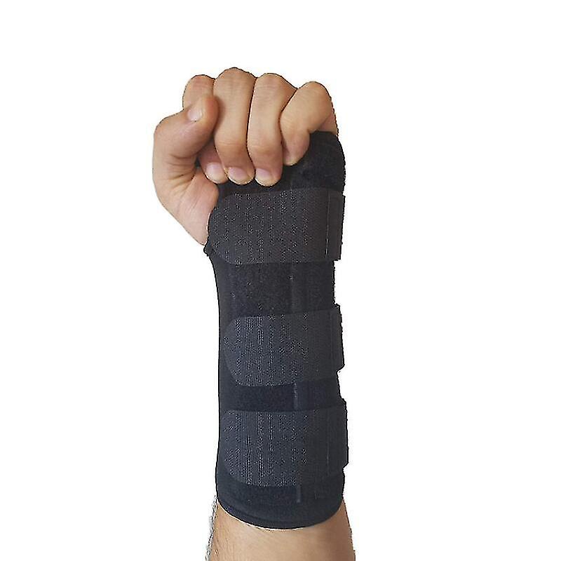 Manual From The Doctor - Wrist Protector With Robust Metal Splint - Wrist Support Suitable For Every Hand - Carpal Tunnel Syndrome Splint