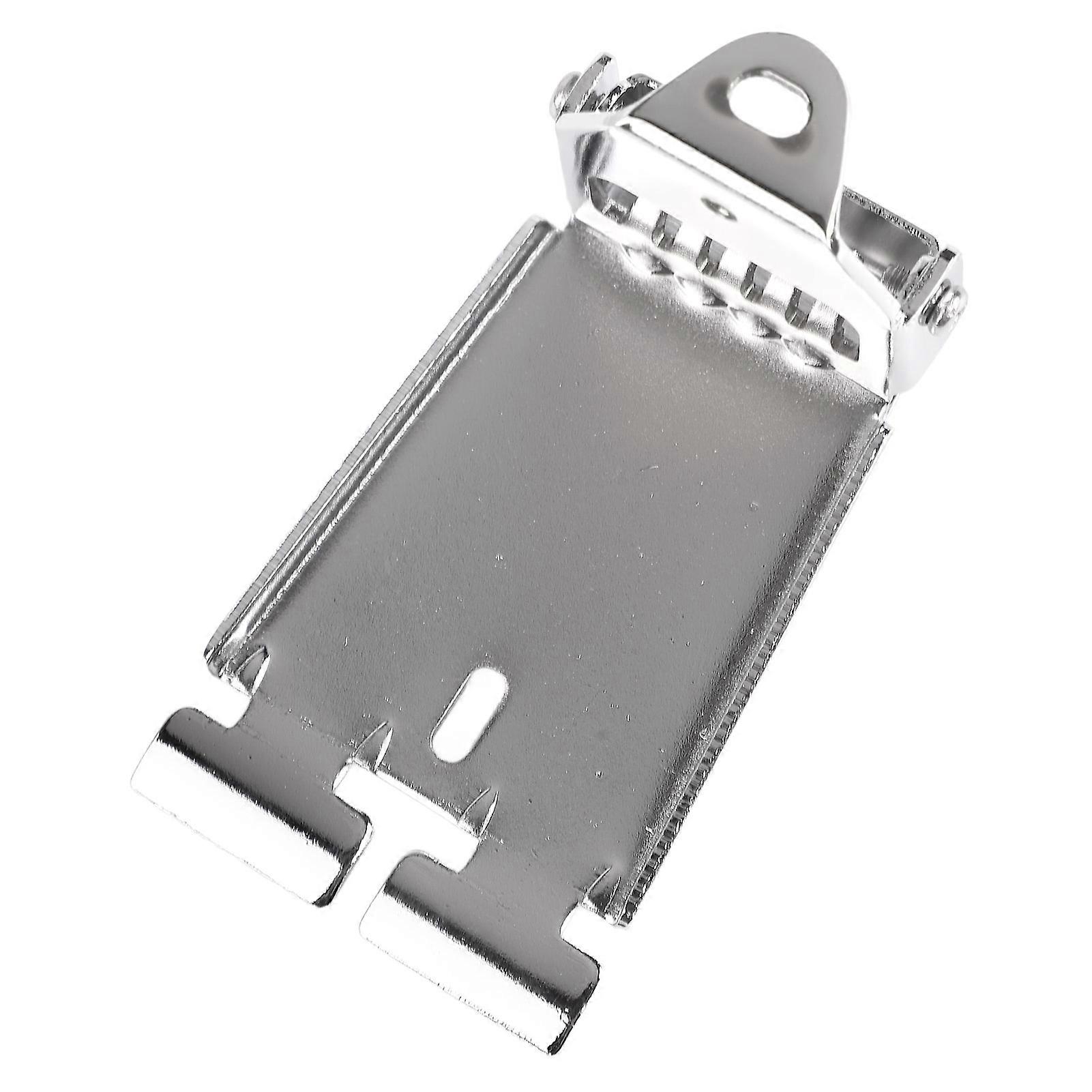 5 String Banjo Tailpiece Zinc Alloy Chrome Color Banjo Tailpiece Plate with Spring Action Cover 