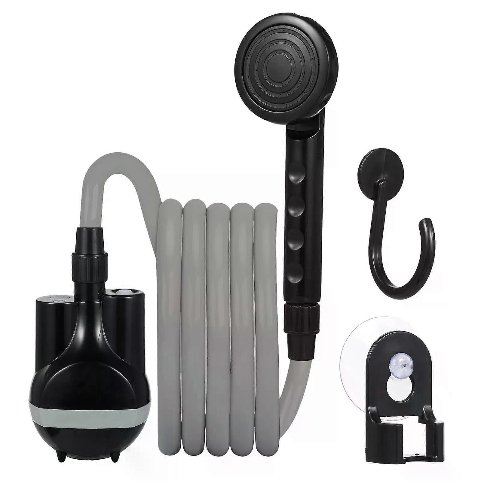 2200mAh Taşınabilir Kamp Duşu Su Anahtarlı Açık/Kapalı Elektrikli Duş 2200mAh Type-c Şarj Edilebilir Hızlı Şarj, 6.6ft