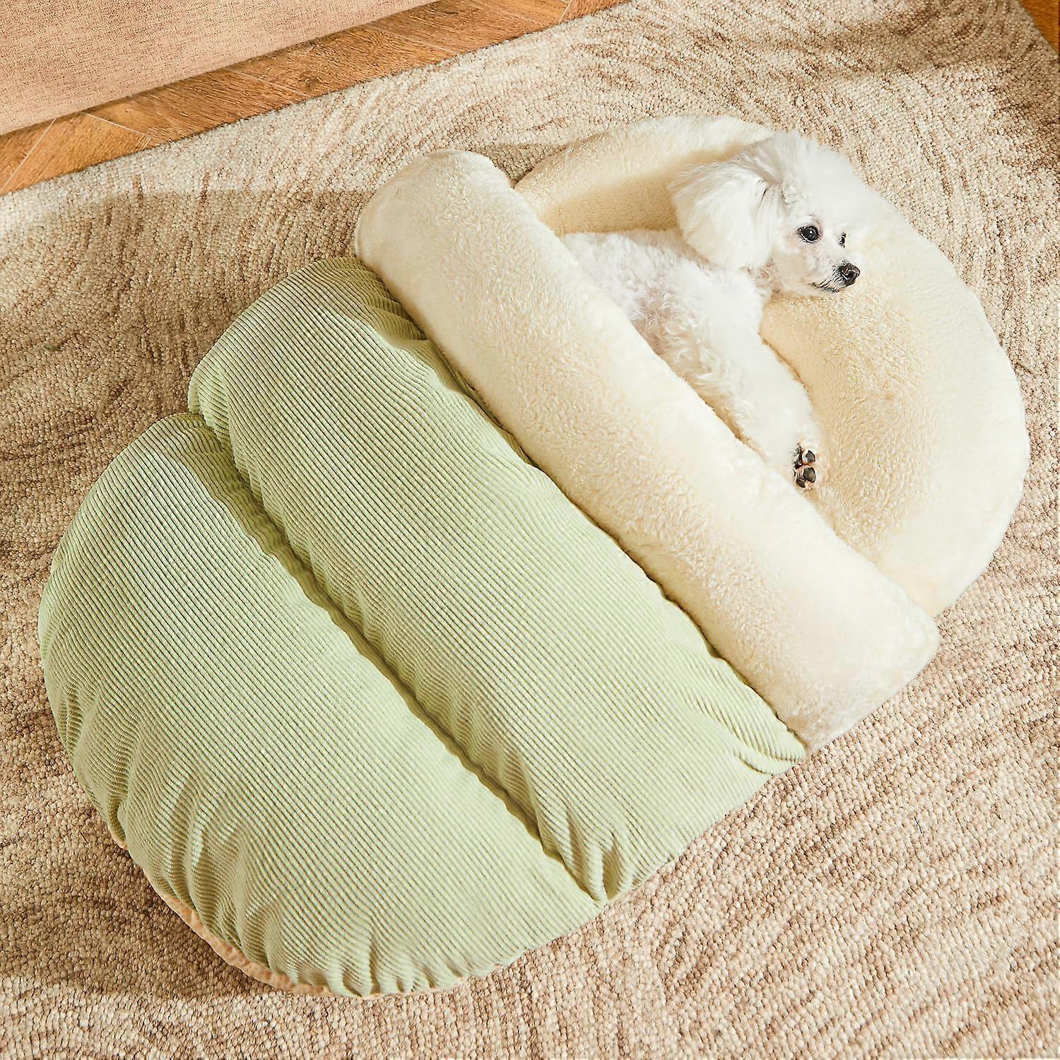 Bed for Dogs and Cats, Plush Anti-Slip Cave Bed, Ultra Soft Pet Bed for Small Pets, Cozy Nesting Style, Warm and Comfortable