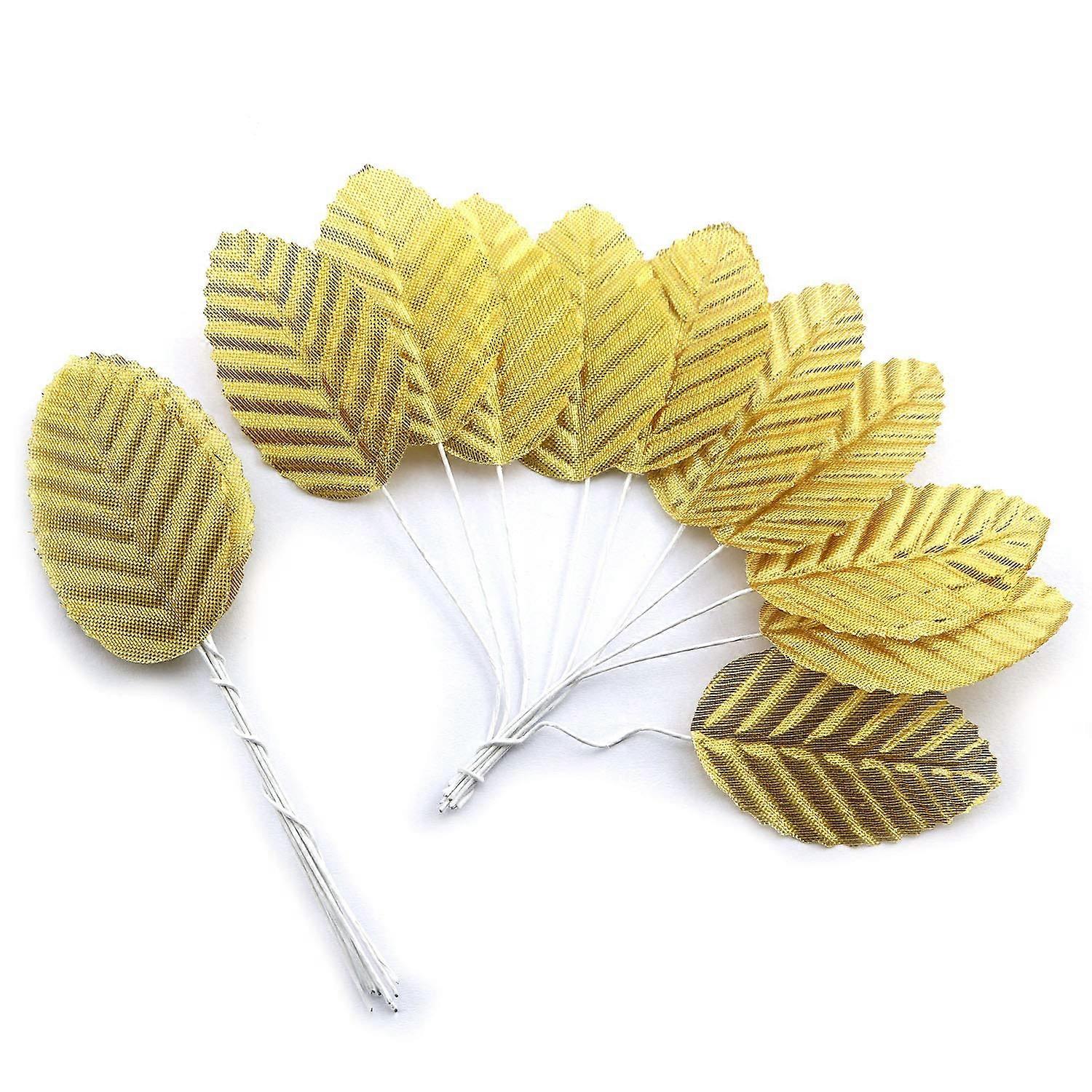 İpek Yaprak 200pcs DIY Wedding Party Decor Gold Artificial Artificial Artificial Artificial Artificial Artificial Artificial Artificial