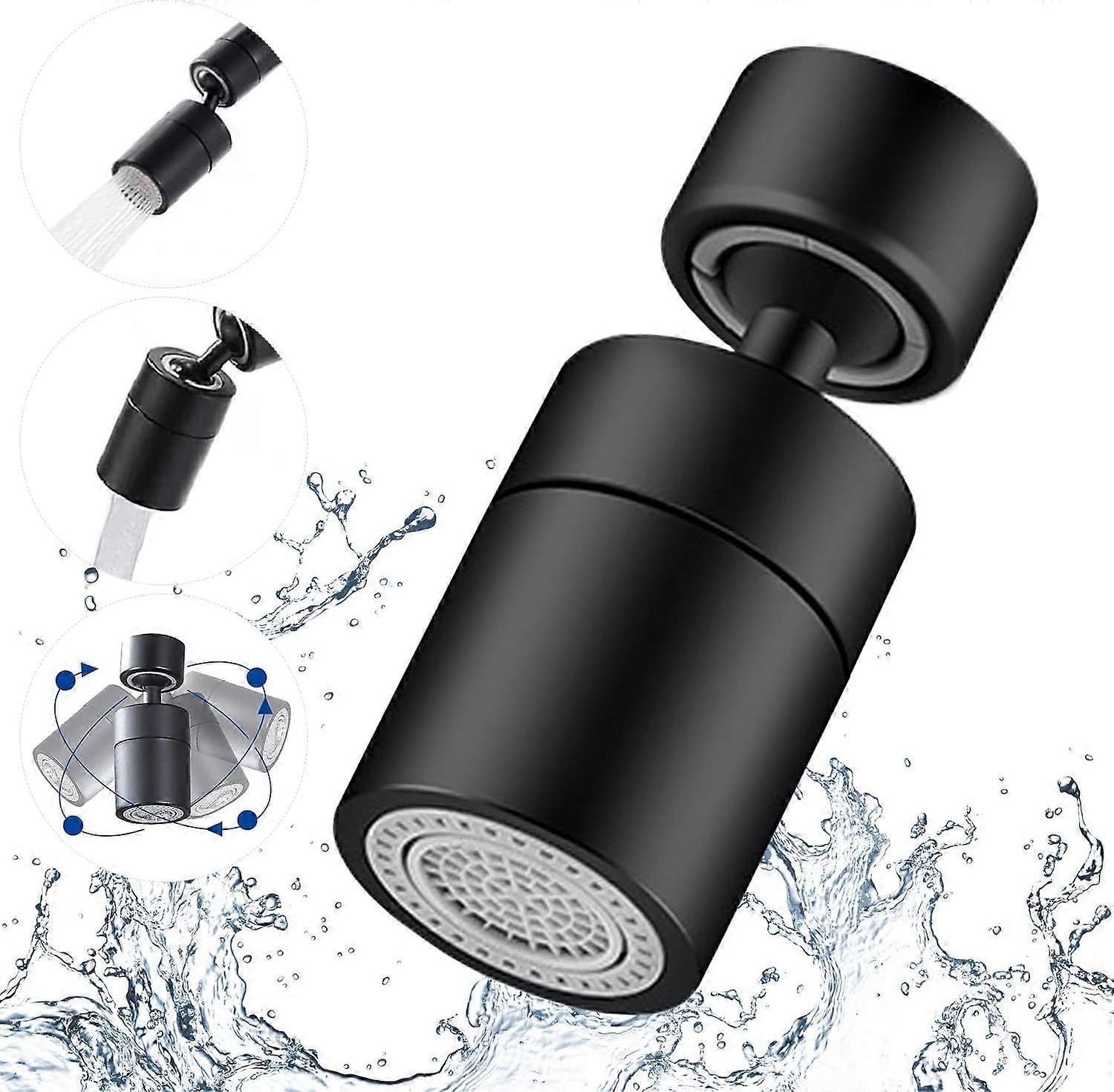 Faucet Aerator 360 Swivel 2 Adjustable Modes - Kitchen Bathroom 24mm External Thread 22mm Internal Thread