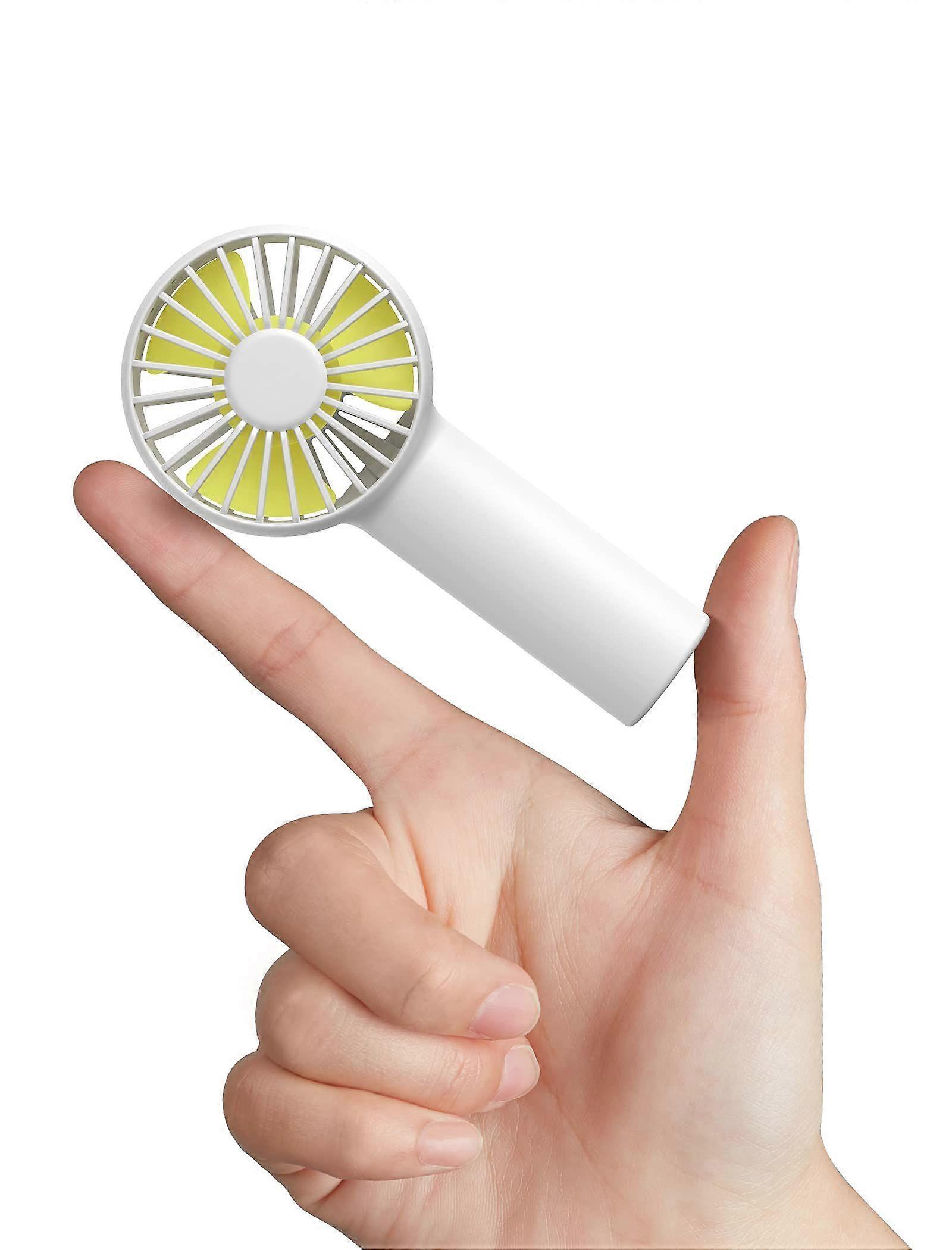 Mini Battery Operated Hand Fan (White)