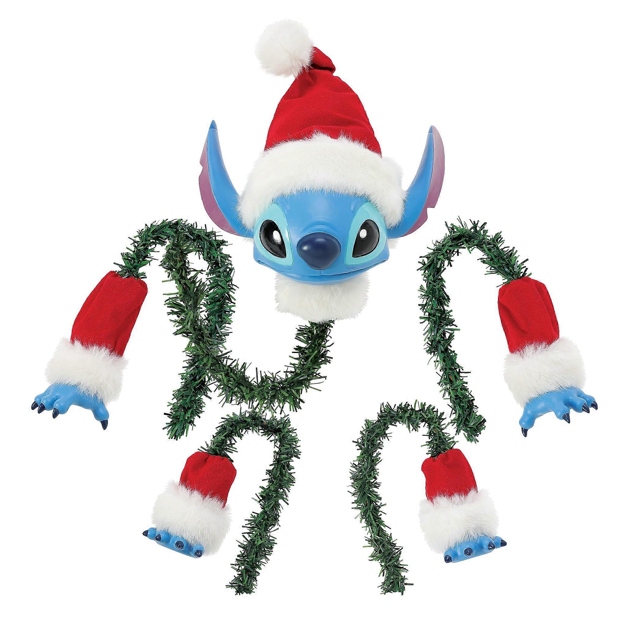 Possible Dreams Disney Santa Stitch in a Chinch Tree Topper Set, 12 Inch, Multicolor