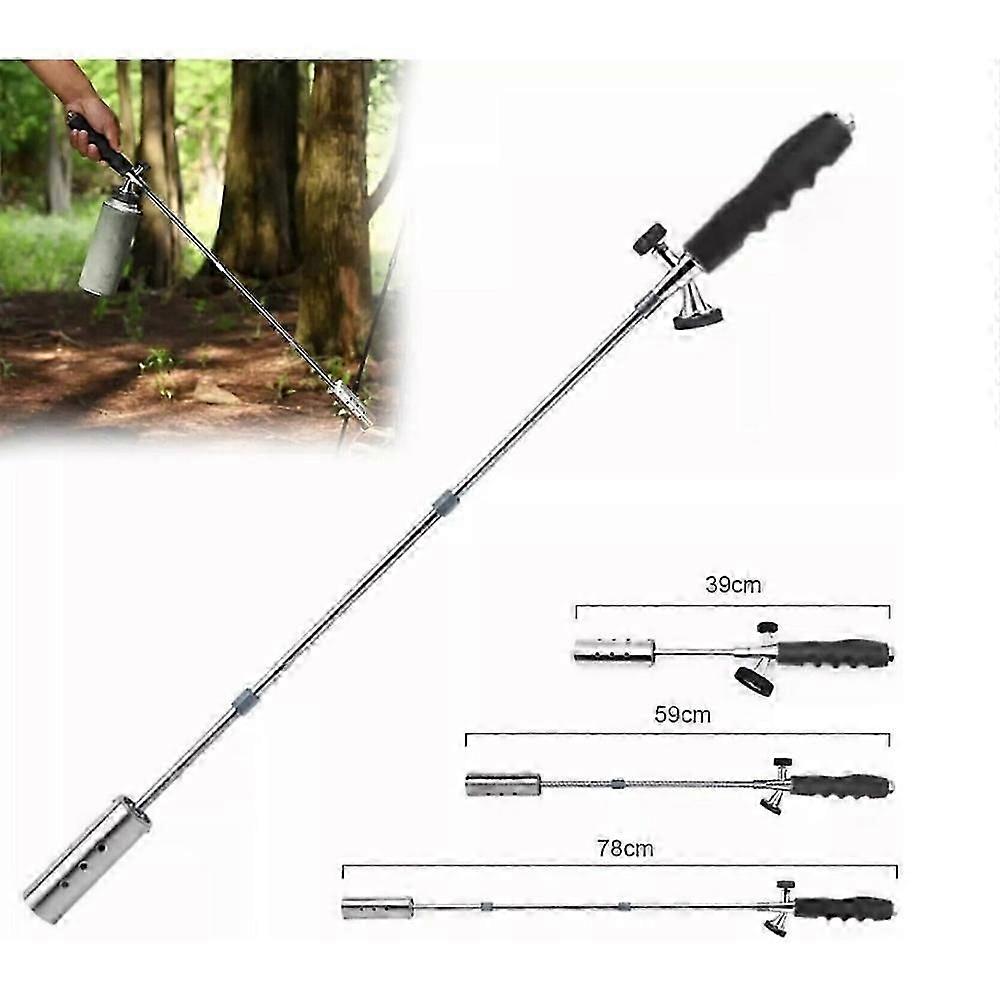 Sherem Detachable Long Arm Weed Torch & Flame Control Valve for Garden,Stumps