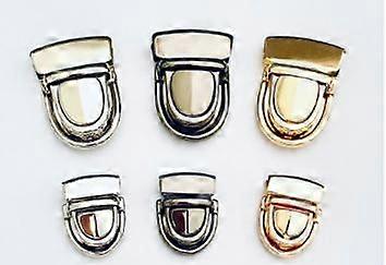 12 Sets Purse Clasps Hardware Handbag Clasps Buckles Bag Making Lock Diy Bag Fasteners Purse Making Supplies 3 Colors 2 Sizes