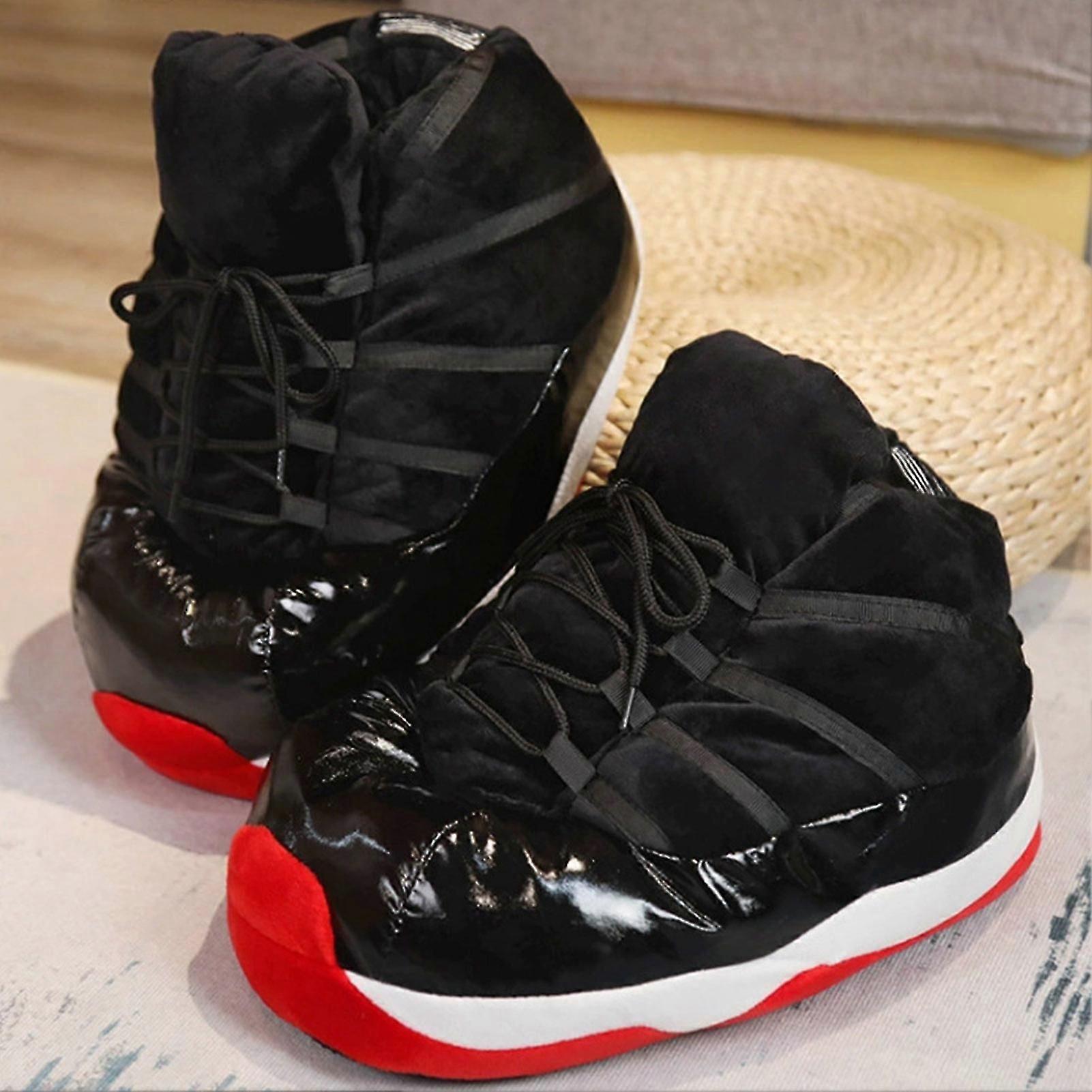 Baskets-comme Pantoufles En Peluche Enveloppement Créatif Flou Chaud D’hiver Drag Chaussures Pour Un Usage Quotidien Décontracté
