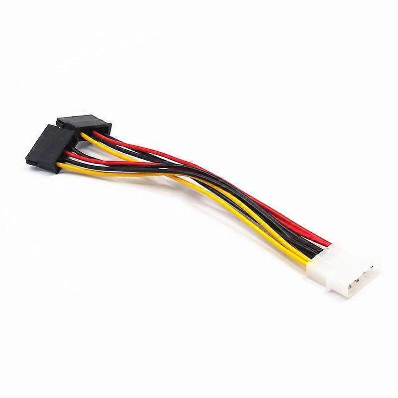 4pin to 15pin sata one-to-two power cord power adapter cable large 4pin to sata power cord,4pack