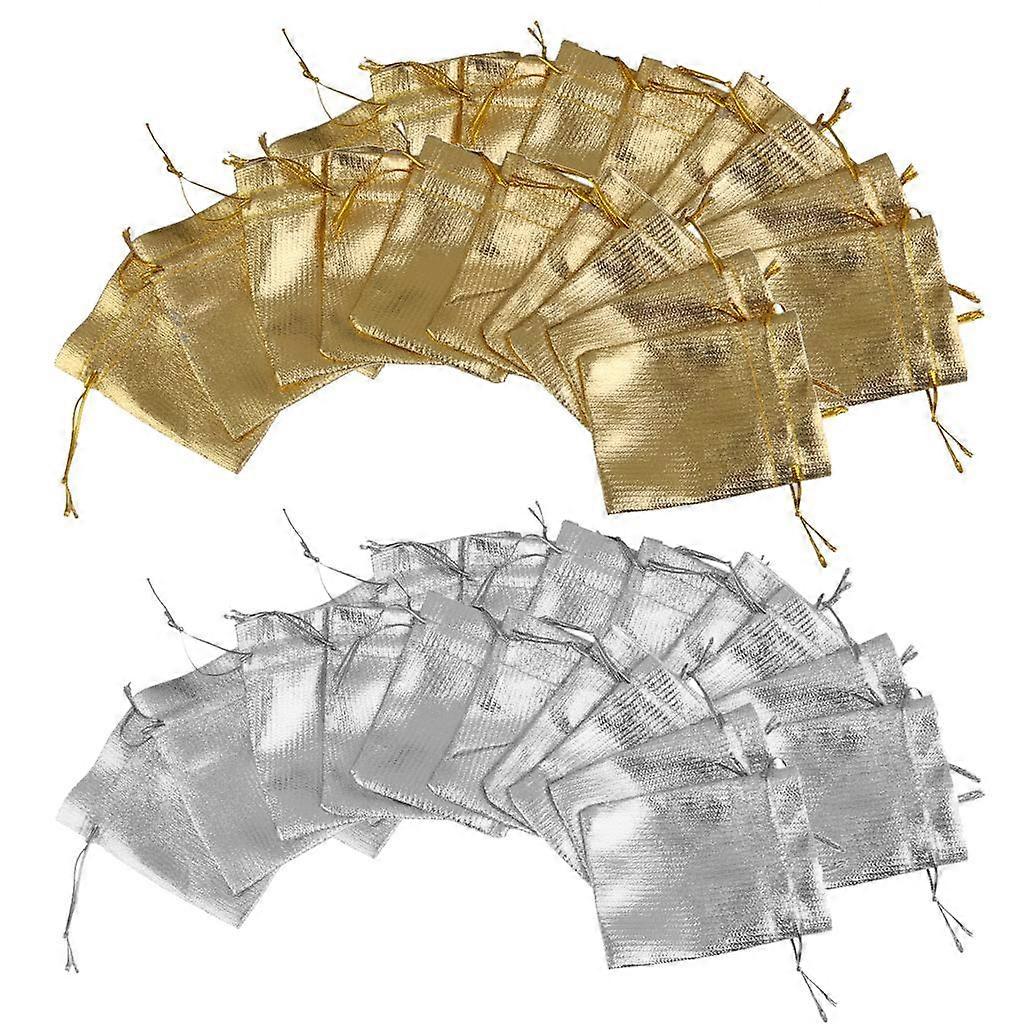 40 Pieces/Lot Wedding Organze Drawstring Pouch