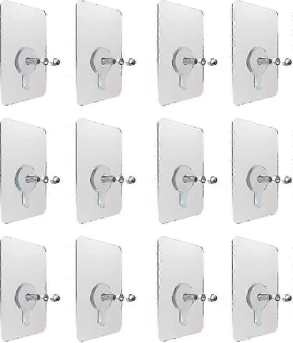 Adhesive Screws. Clear Hook