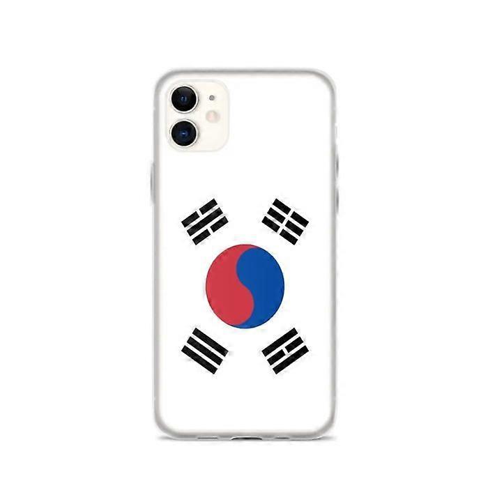 Phone Case - PIXELFORMA - South Korea Flag - Compatible with iPhone 11 - Flexible - Durable