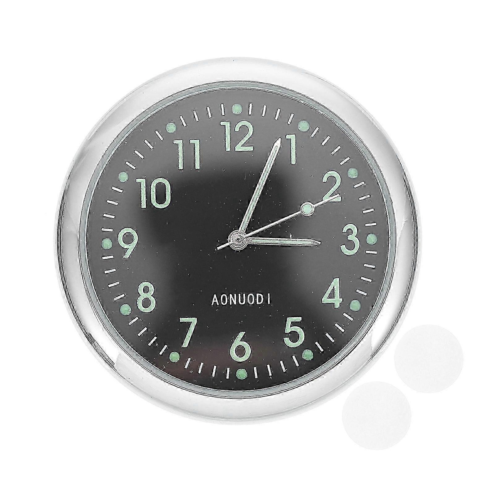 Stick On Clock Decorative Car Clock Metal Car Clock Digital Car Clock For Decor