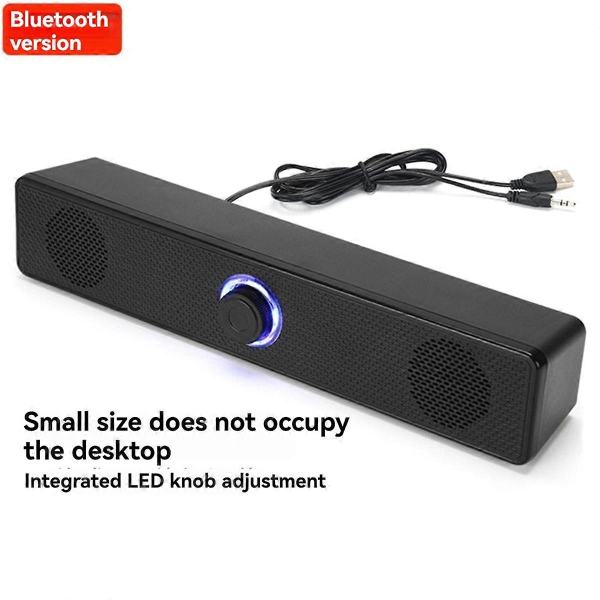 PC Soundbar Wireless Bluetooth Speaker USB Powered Soundbar