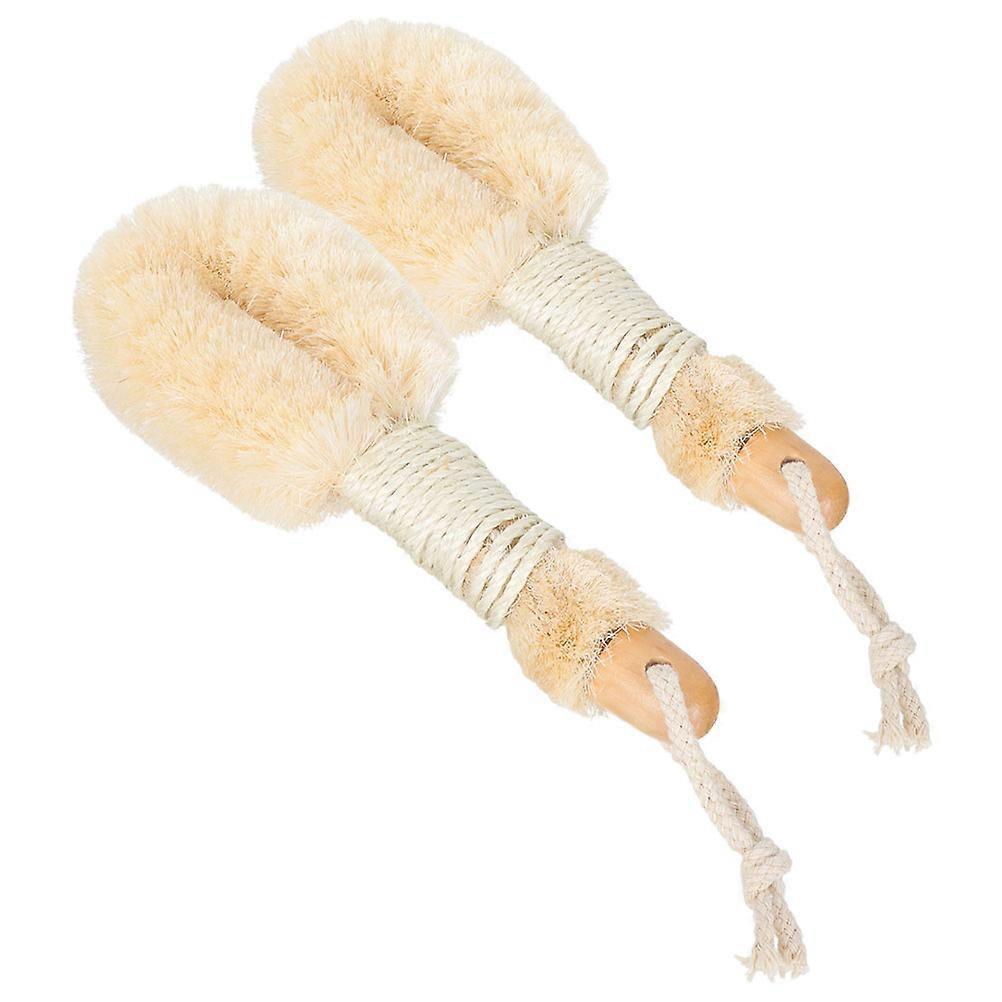Natural Fiber Shower Scrubbers with Powerful Cleaning Action for Skin