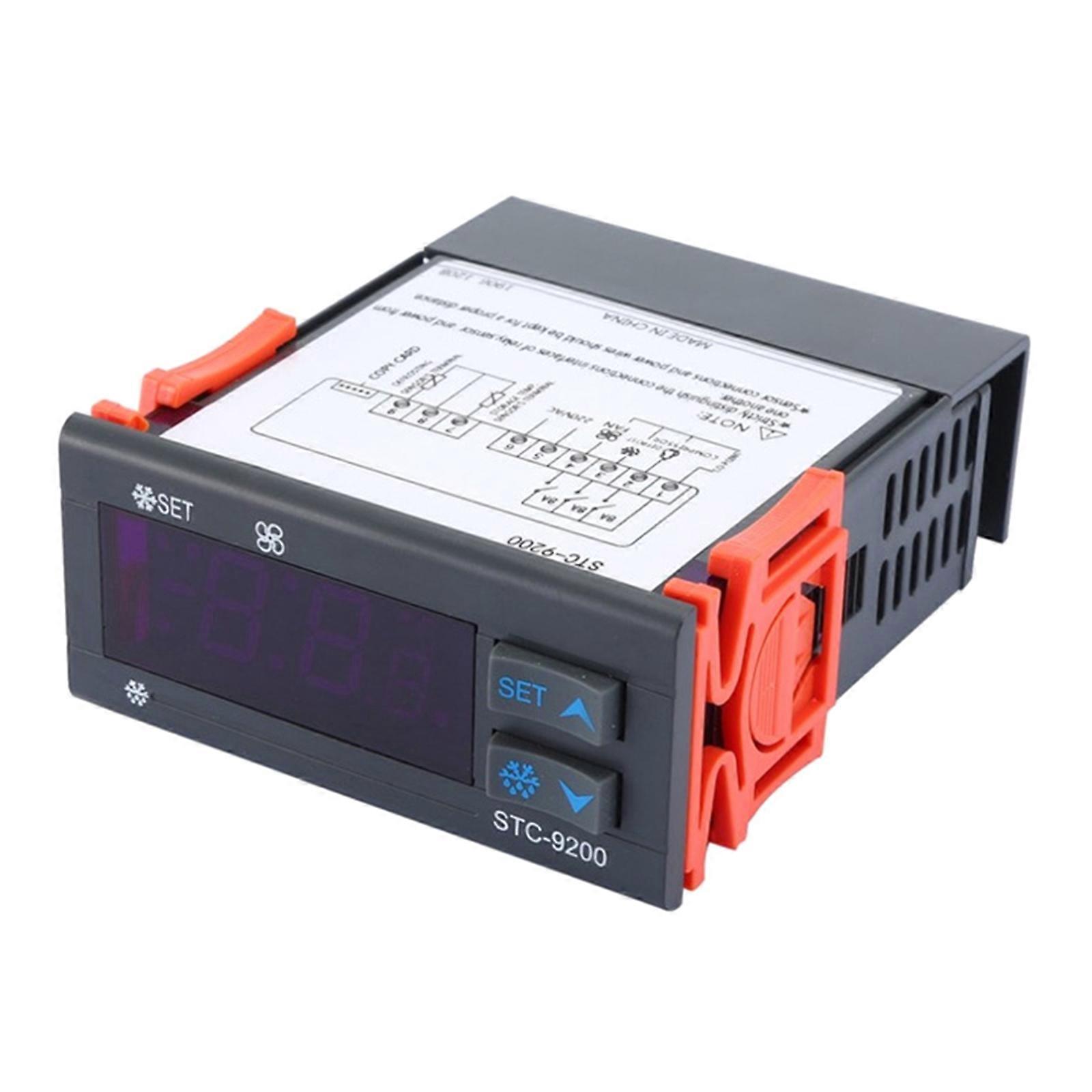 Switchable - 50℃-50℃ Digital Temperature Controller Electronic Thermostat for Refrigerator Freezer Fan Motor Replacement