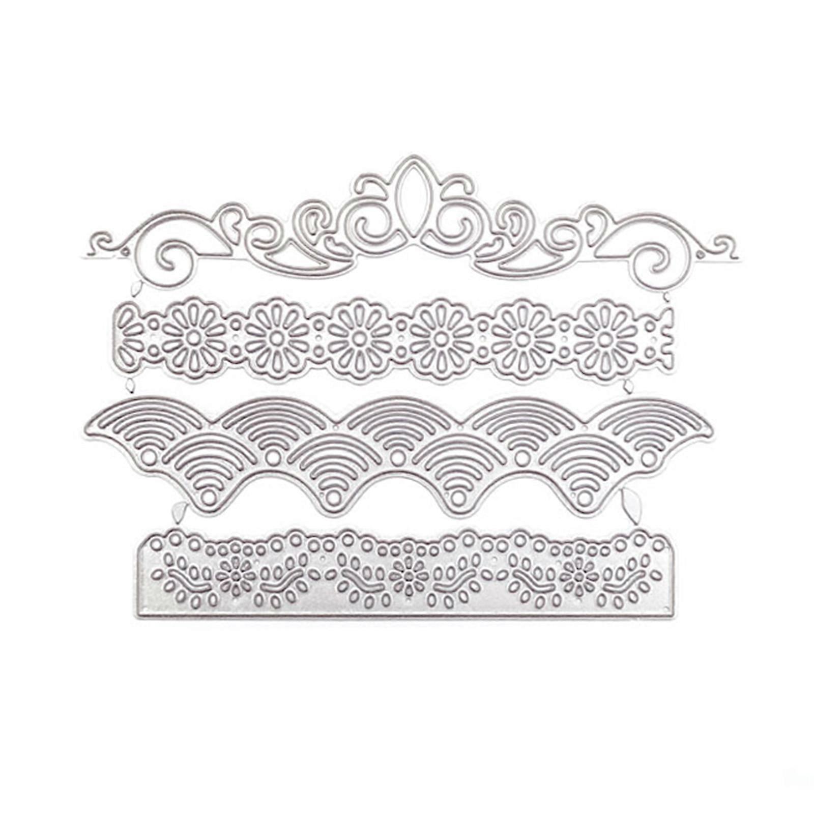 פרח מסגרת חיתוך מתכת מת סטנסיל DIY אלבום אלבום נייר תבנית כרטיס