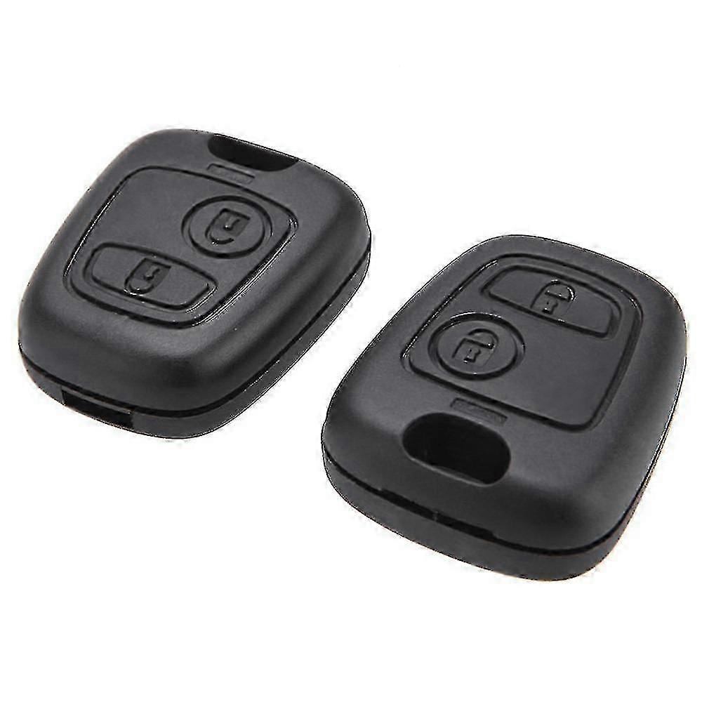 2pcs Remote Car Keyless Key Case Shell For C1 C4 107 207 307 407 206 306 406