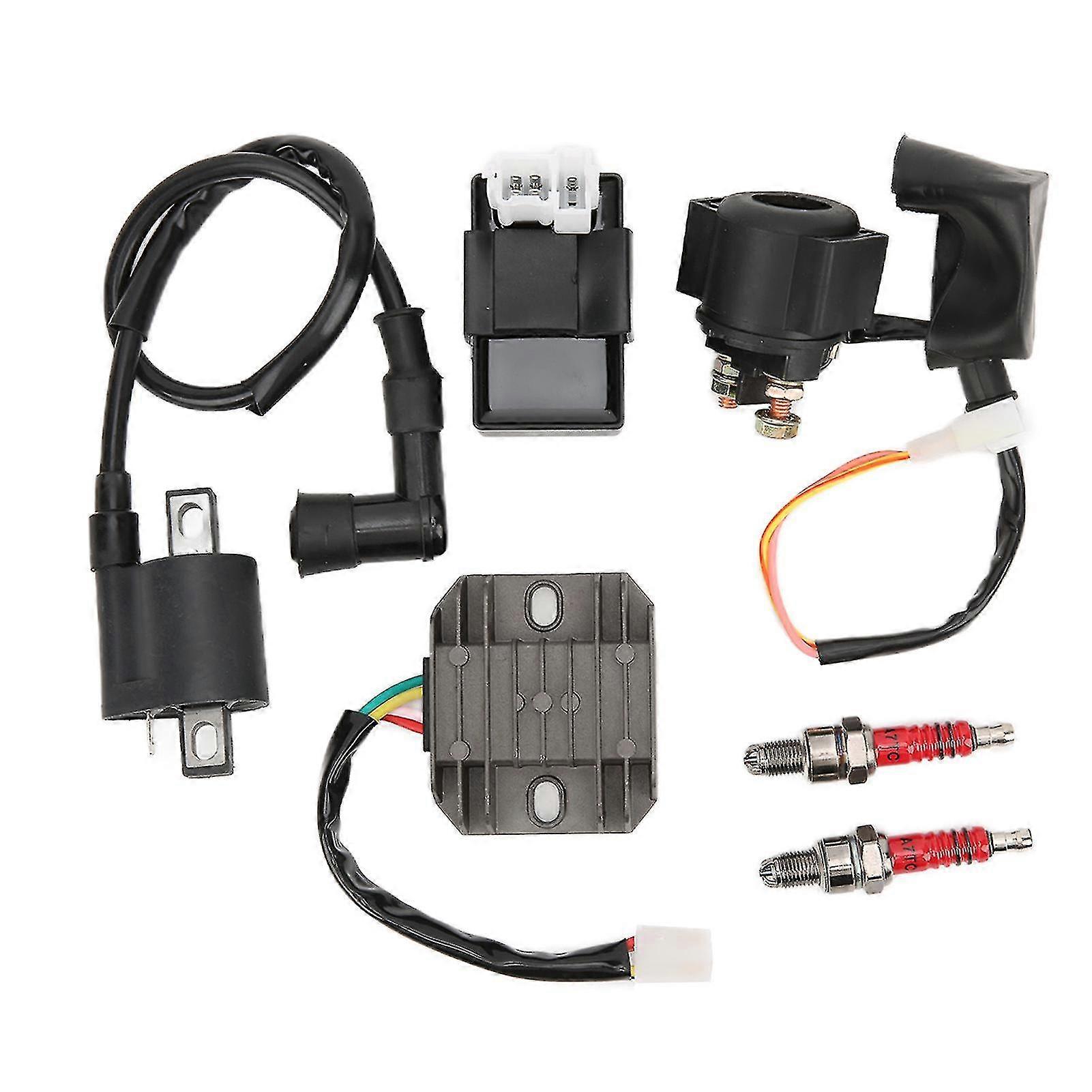 150-250cc ATV Vertical Engine Ignition Coil & CDI Regulator Replacement Kit