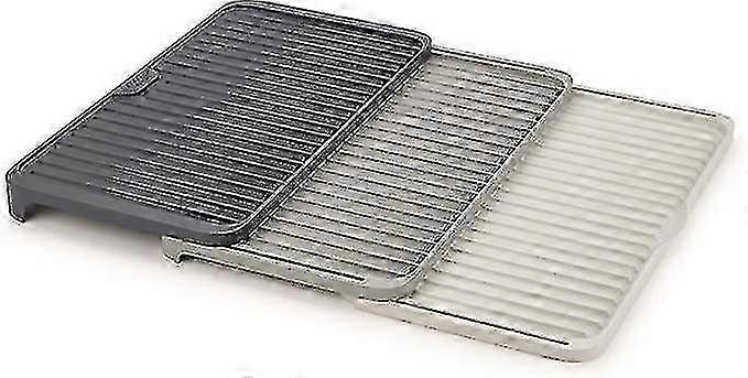 Expandable Gray Dish Rack - Space Saving Kitchen Organizer 85178 PXCL
