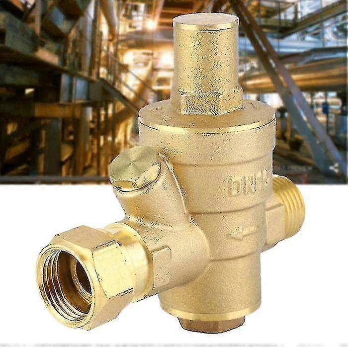 Vanntrykkregulatorventil DN15 1/2" justerbar PN1.6