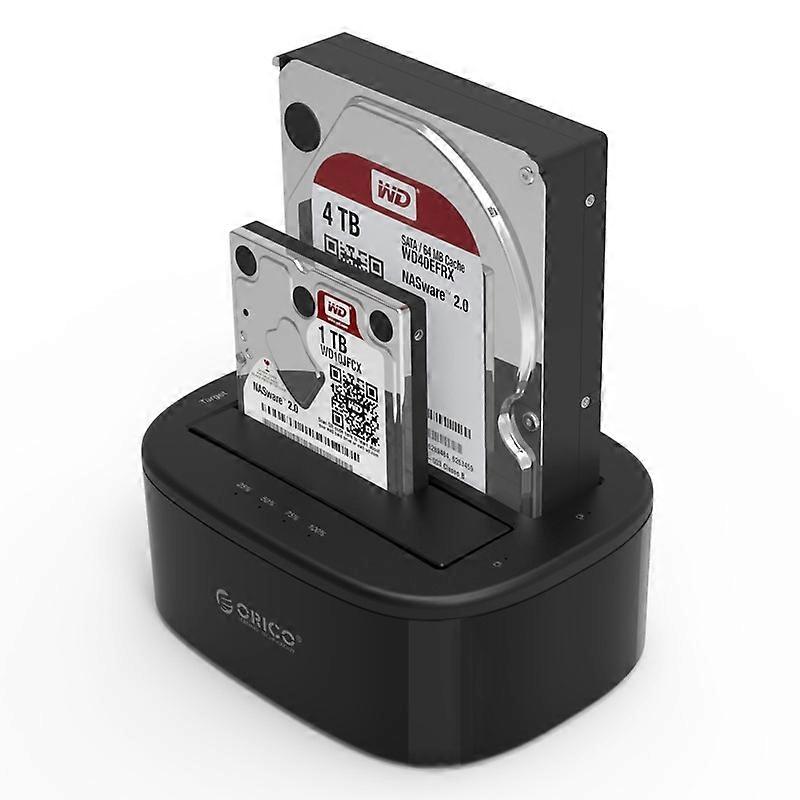 ORICO USB 3.0 SATA Dual-bay Hard Disk Drive Docking Station Enclosure Case for 2.5" 3.5" S