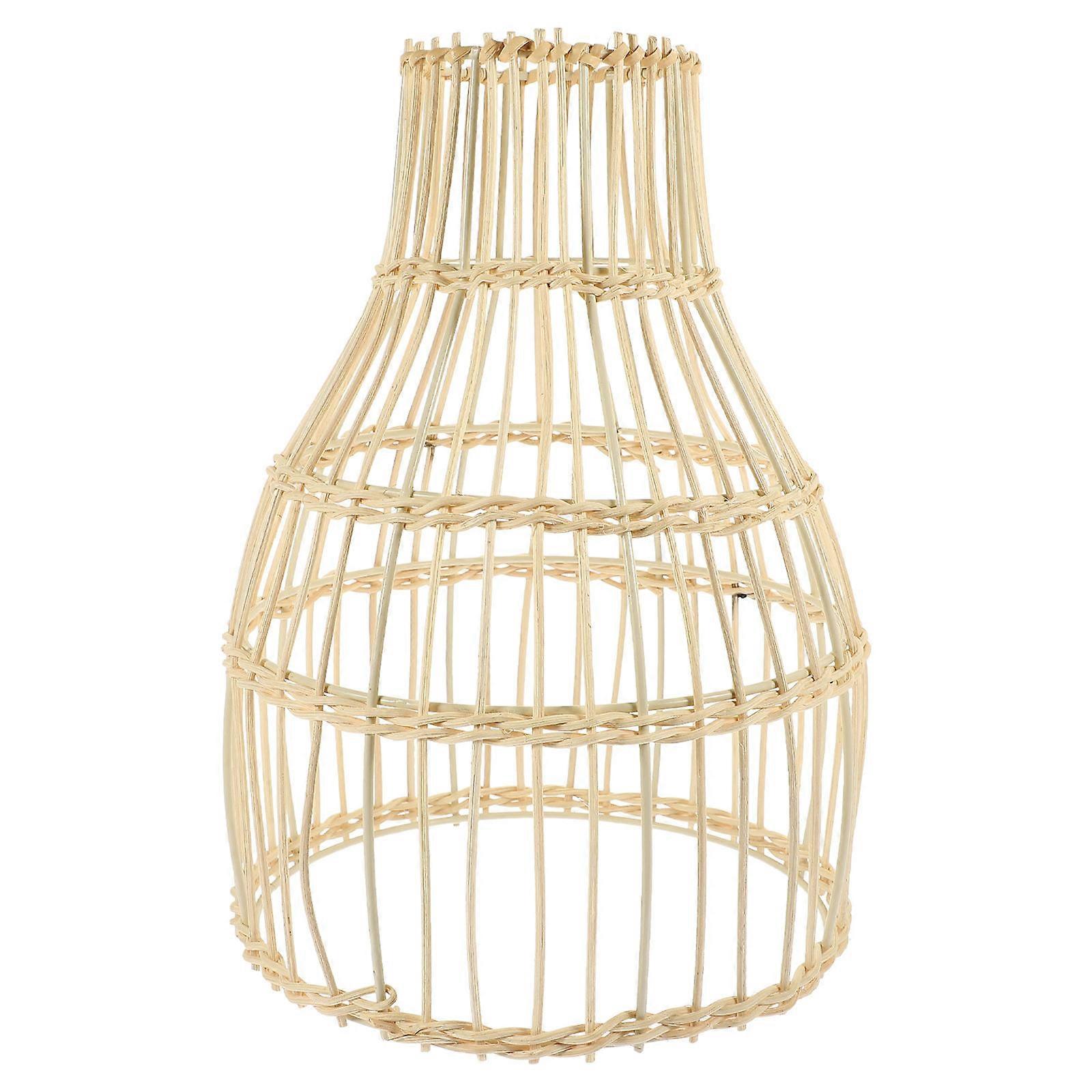 Decorative Lamp Shades Pendant Light Rustic Style Coffee Shop Khaki 26.5X19.5CM Decoration 1Pack