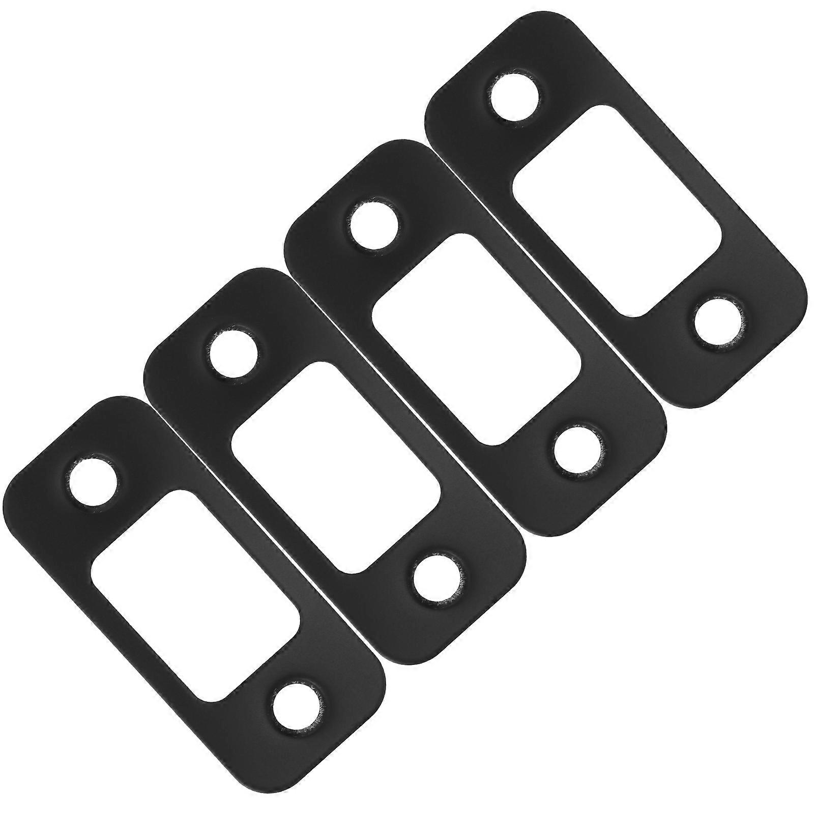 4pcs Heavy Duty Door Reinforcement Strike Plates for Interior & Exterior Doors – Durable Security Upgrade for Deadbolt Locks