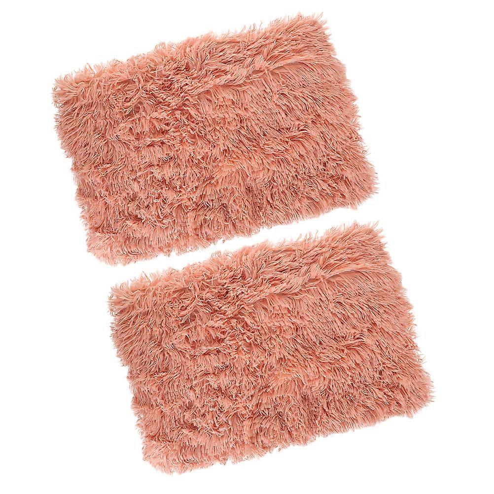 Small Animal Mat Warm Small Pet Bedding Sleeping Bed Pink Lint 2Pcs