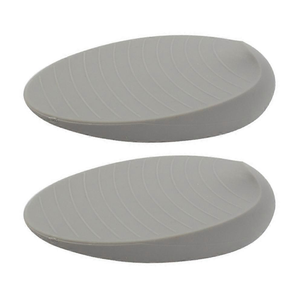 Door Stop Wedge for Home Child Safety Boat-Shaped TPR Simple Design 2Pcs