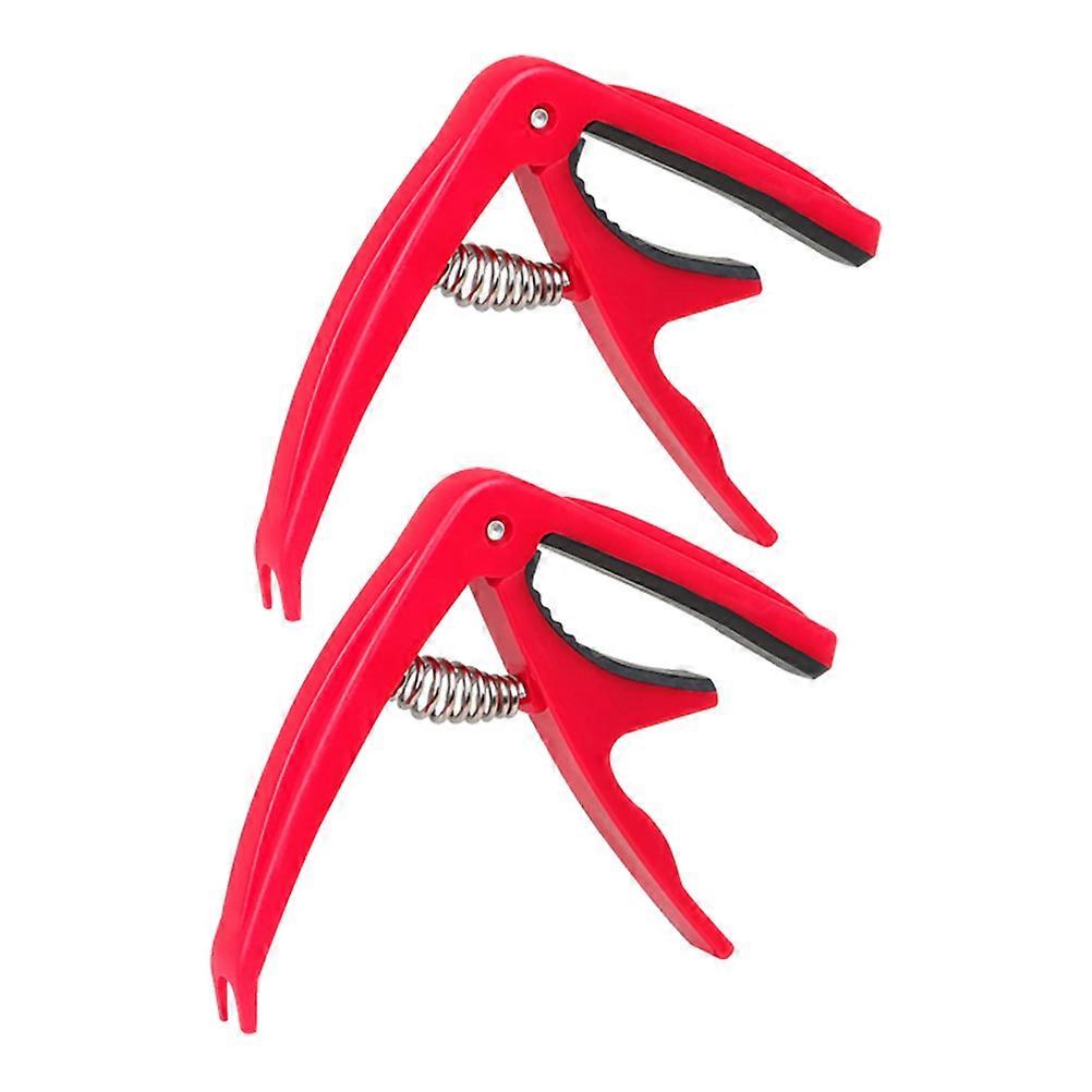 Ukulele Capo String Tuning Key for Semiclosed Guitar Country Music 2Pcs