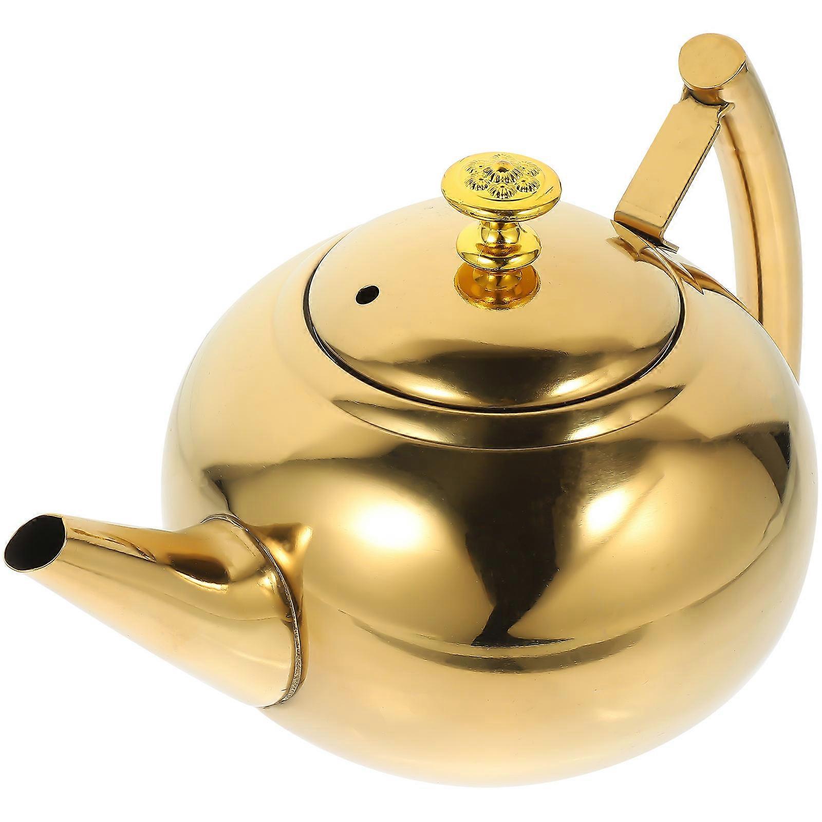 Stainless Steel Stovetop Kettle with Infuser – Fast Heating, Energy Efficient for Gas, Electric, and Induction Stoves – Ideal for Home and Family Tea