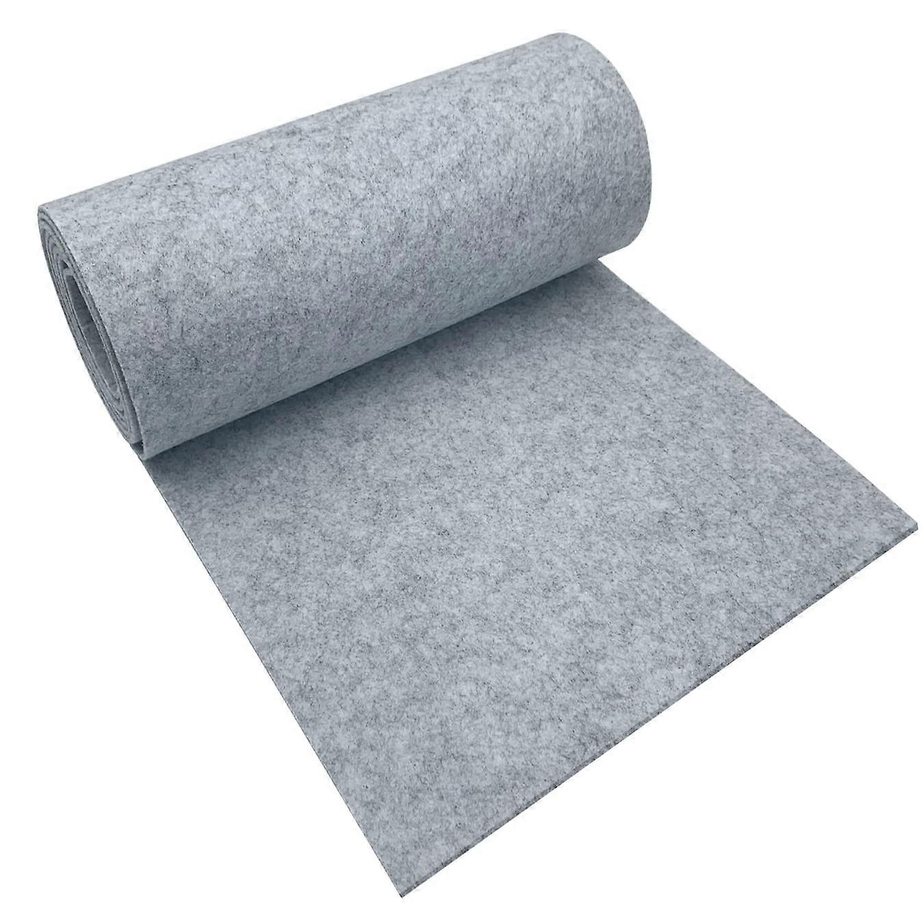 Felt Roll 30 Cm X 250 Cm X 3 Mm Polyester Felt For DIY Storage Bag, Patchwork, Underlay, Light Grey