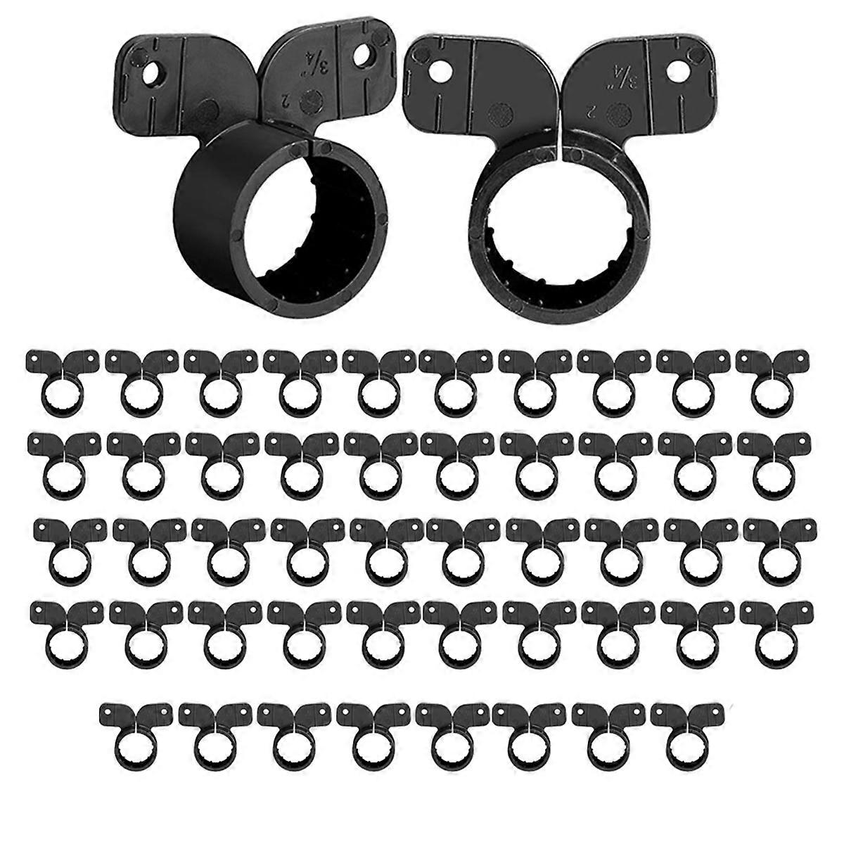 50 Pcs Suspension Pipe Clamps Butterfly Style Pex 3/4 Inch
