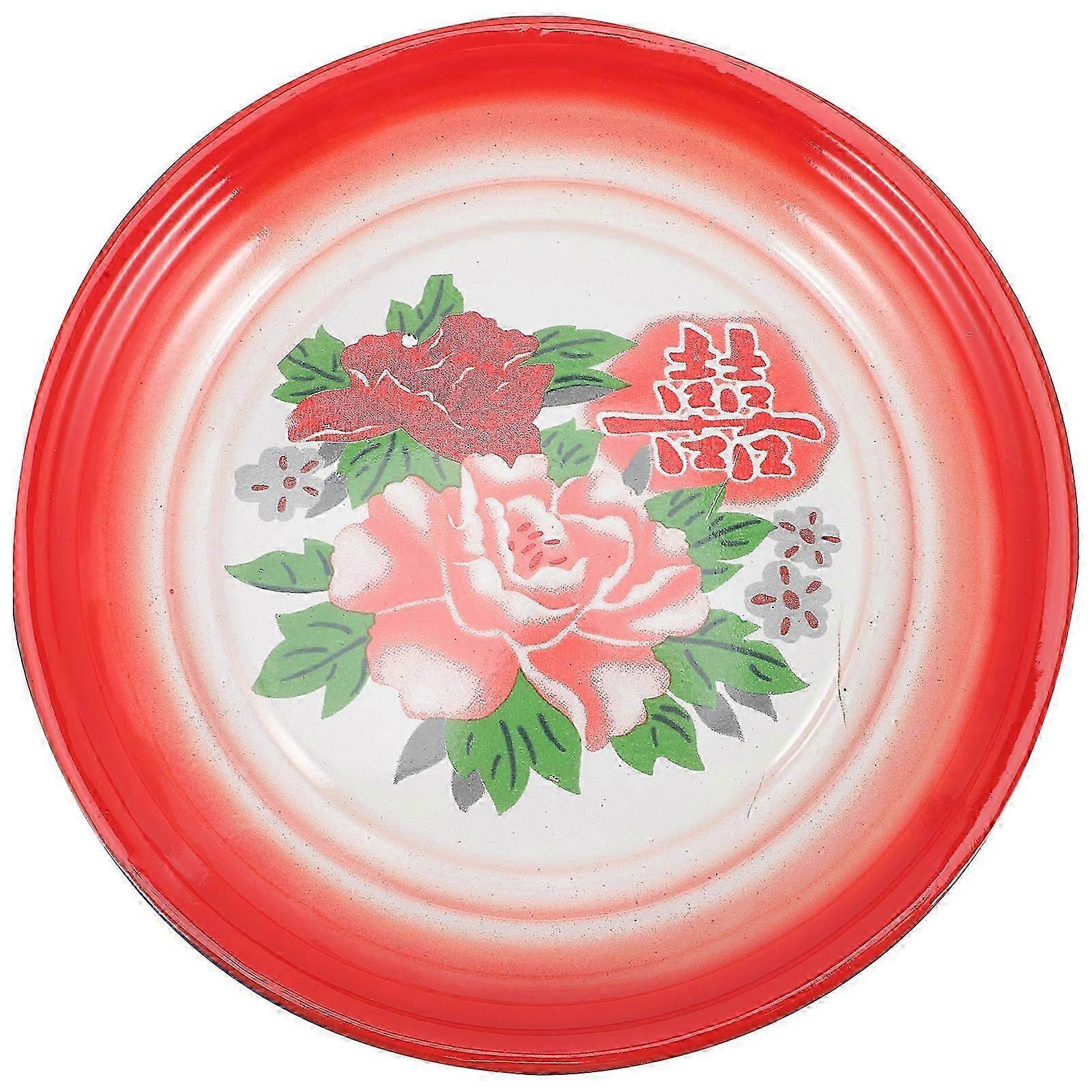 Metal Tray Enamel Dessert Plate Enamel Salad Plate Dinner Plates Cake Plate Enamelware Serving Platter Enamelware Plates