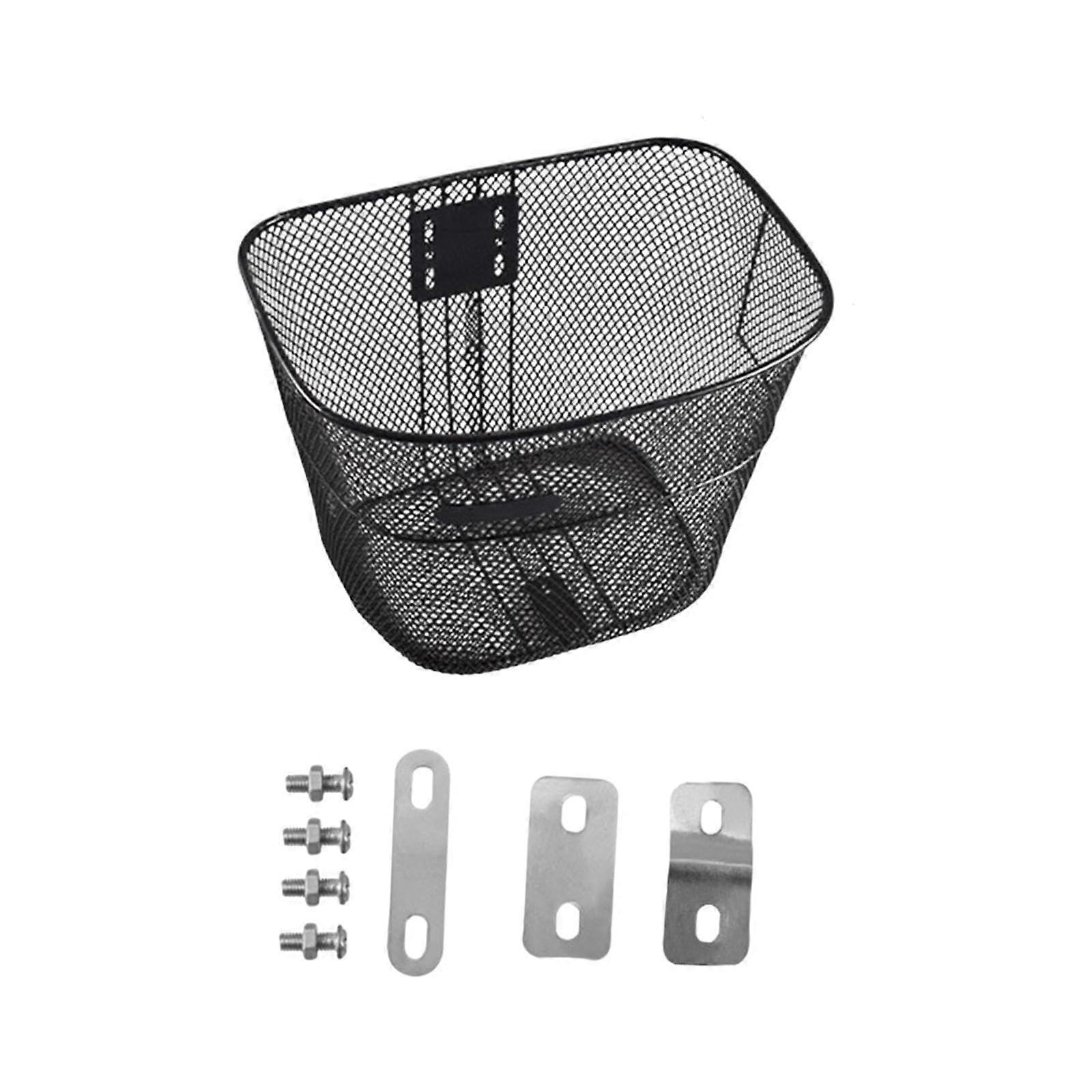 Bicycle Basket Removable Front and Rear for Children Unisex 31x23.5x21 Compatible with Most Bicycles and E-Bikes Black