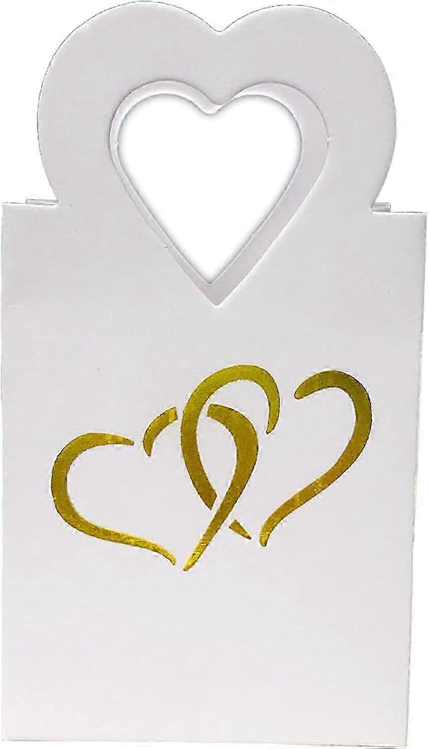 50PCS Paper Candy Boxes, Sweet Wedding Favor Boxes, DIY Party Gift Bags, Creative Paper Treat Boxes
