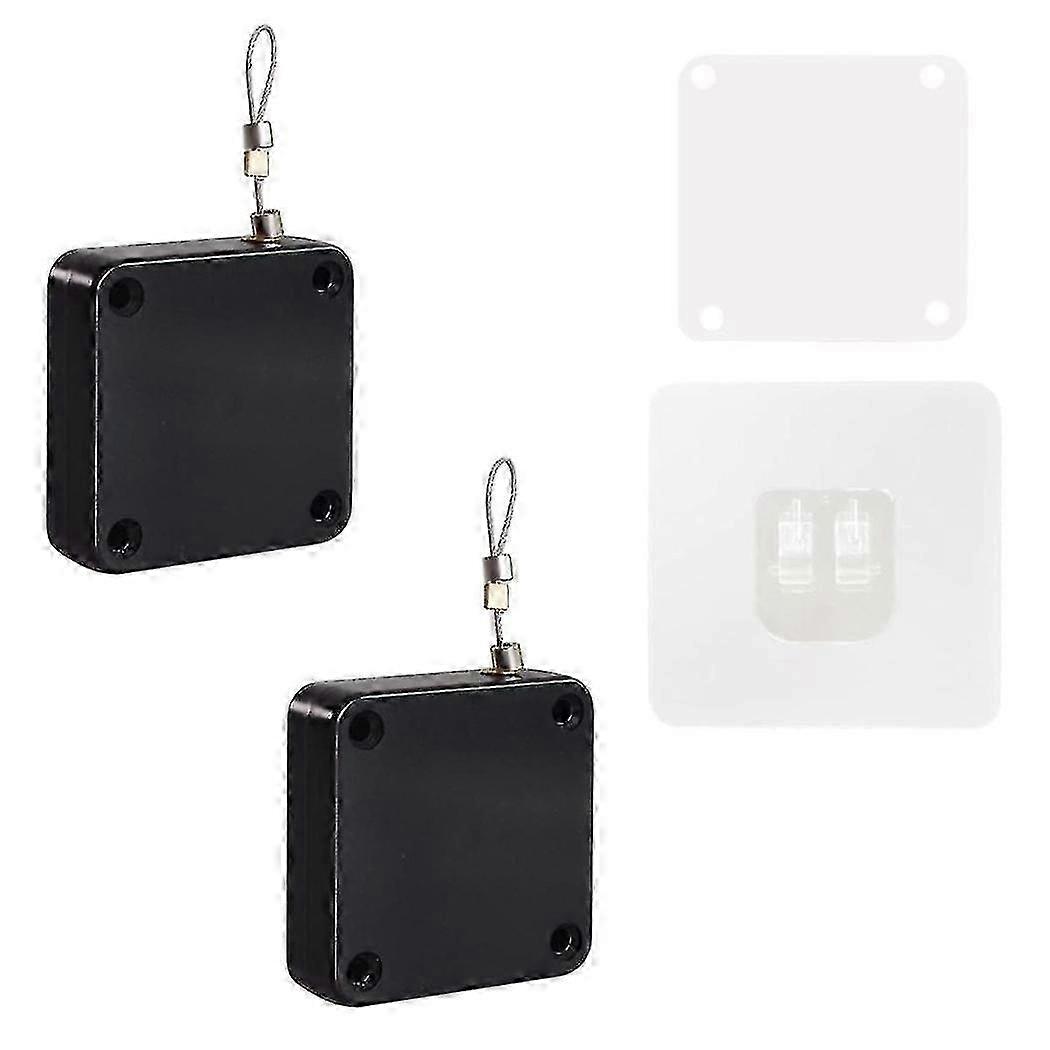 2 Pack Punch-free Automatic Door Closer, Suitable for Home and Office Use (500g)