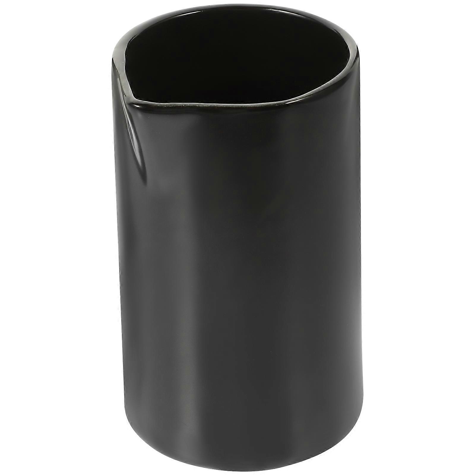 Ceramic Milk Pitcher with Unique Spout for Kitchen Use – Ideal for Serving Soy Sauce, Ketchup, and Salad Dressings