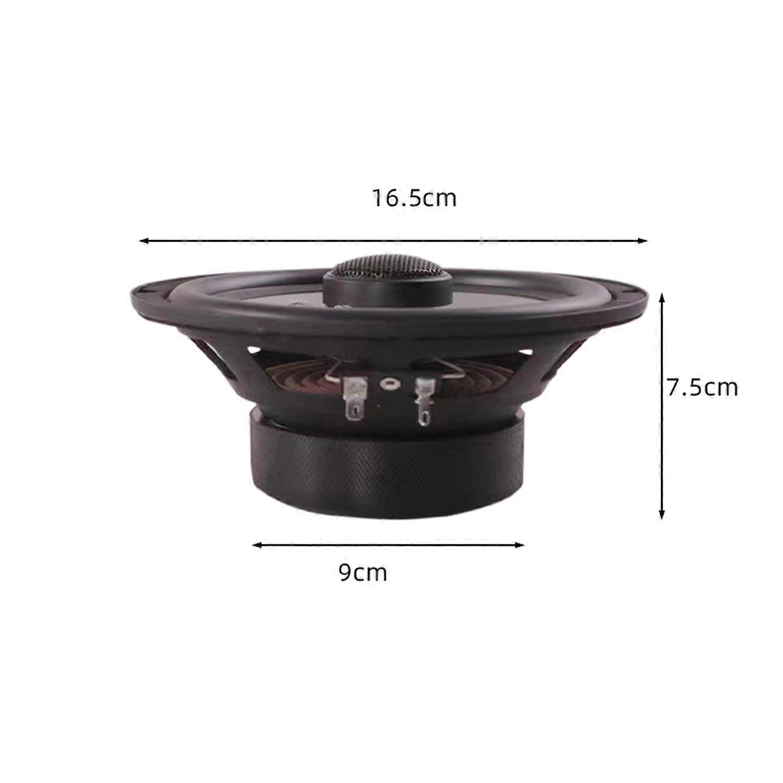 12V car speaker set 2 bass + 2 treble + 2 crossovers suitable for car front door and rear door