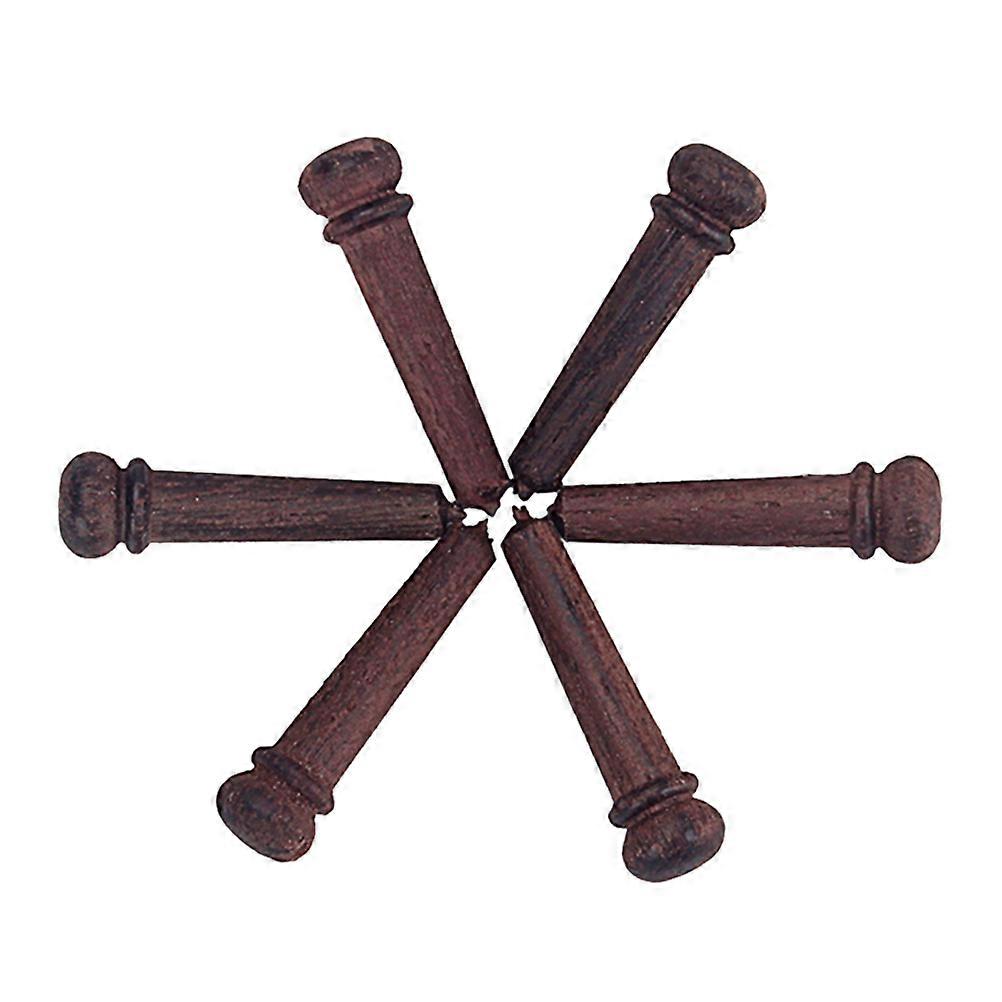 Acoustic Guitar Bridge Pin Easy to Use 6Pcs