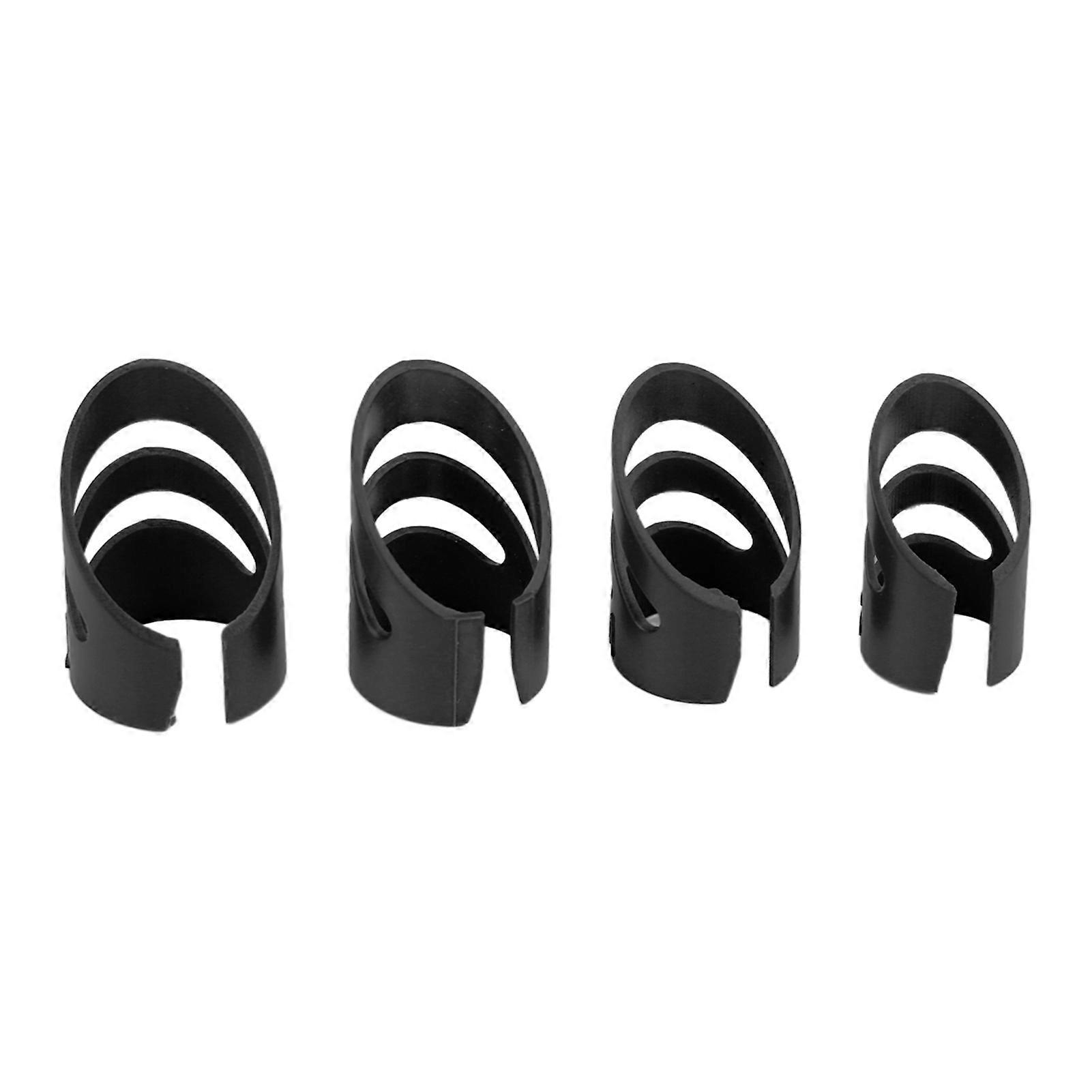 4ks gitara prst trsátko chránič prstov súprava nástrojového príslušenstva pre basy BanjoBlack 