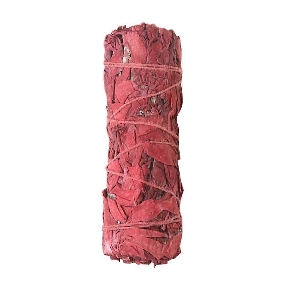 White Sage Smudge Sticks, Sage Smudge Kit for Cleaning Home, Meditation, Yoga and Negative Energy, Burning Sage for Spiritual Cleansing Red 10 cm