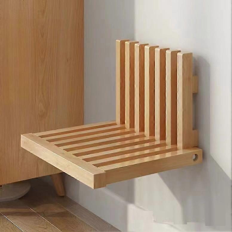 Shower Seat Benchwall-moted Folding Stool Chairshower Stool For Inside Showerentryway Solid Wood Shoe Changing Stool For Kids Adultsplu