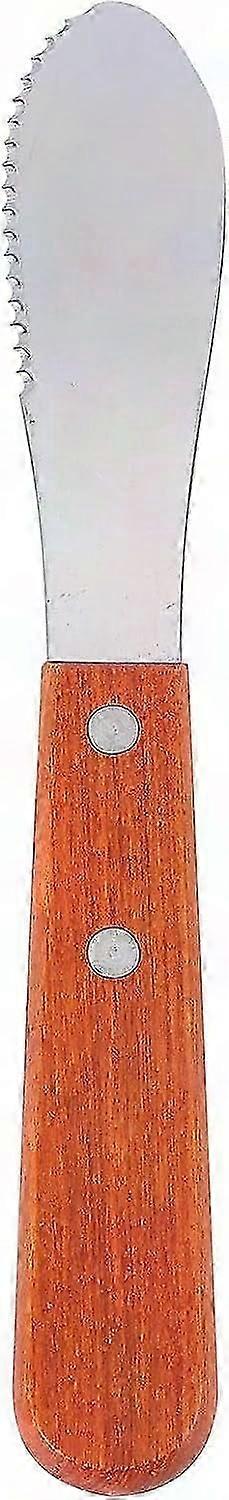 Rostfreies Buttermesser-Set mit Holzgriff