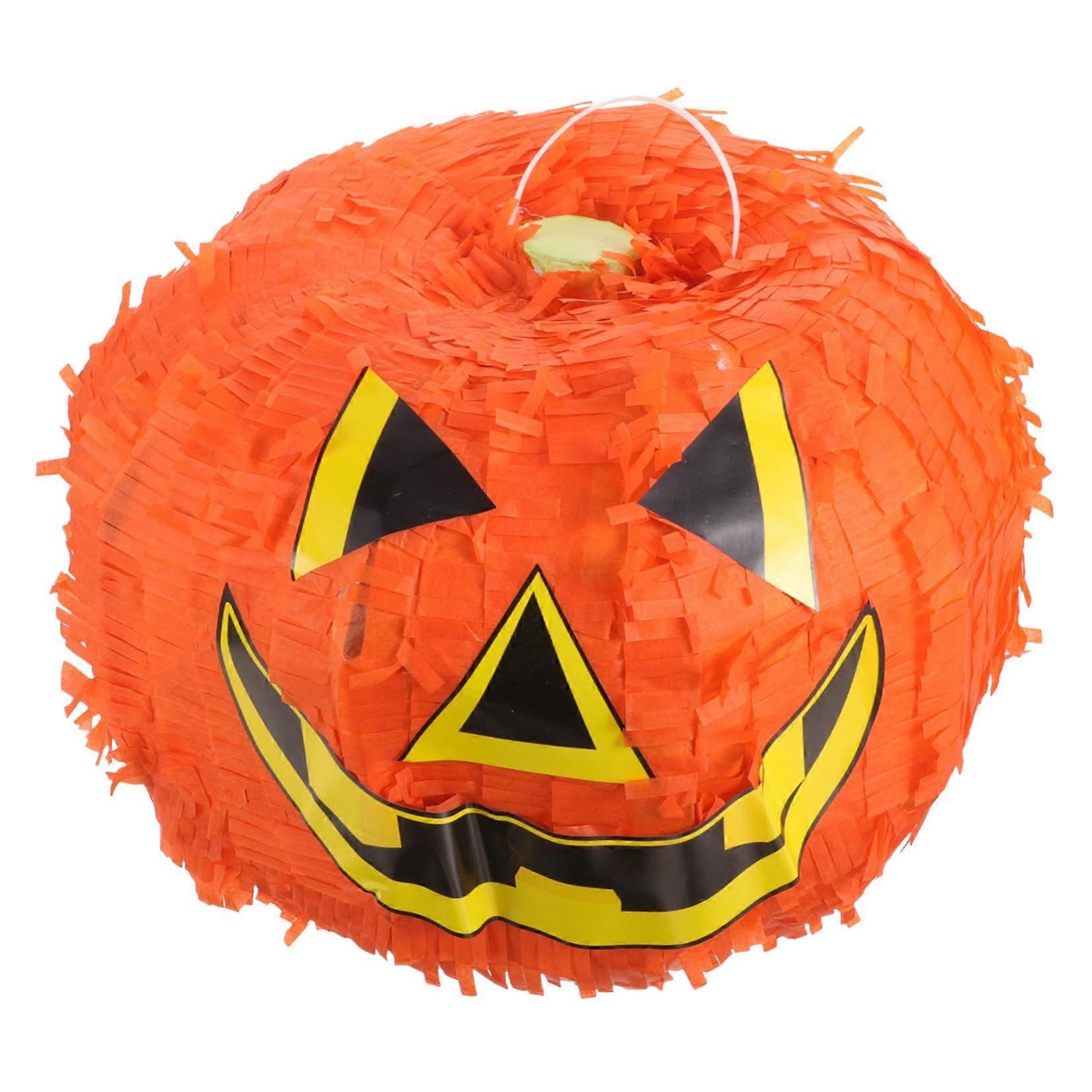 Mit Süßigkeiten gefüllte Halloween-Piñata Kürbisförmige Dekoration für Partys, Feiern und Familienfeiern für Halloween und Spaß für Gäste