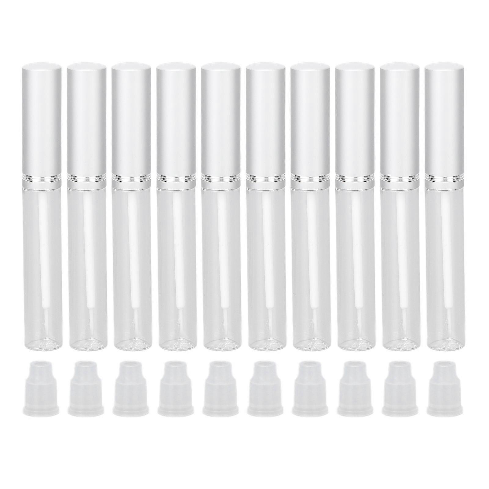 10Pcs Mascara Tube 5ml Soft Mild Easy Use Compact Design DIY Sub Assembly Air Pipe for Mascara Filling Eye LinerYMMR)